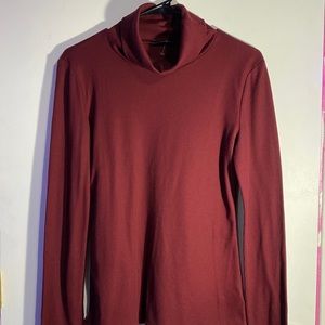 Maroon Turtleneck Sweater